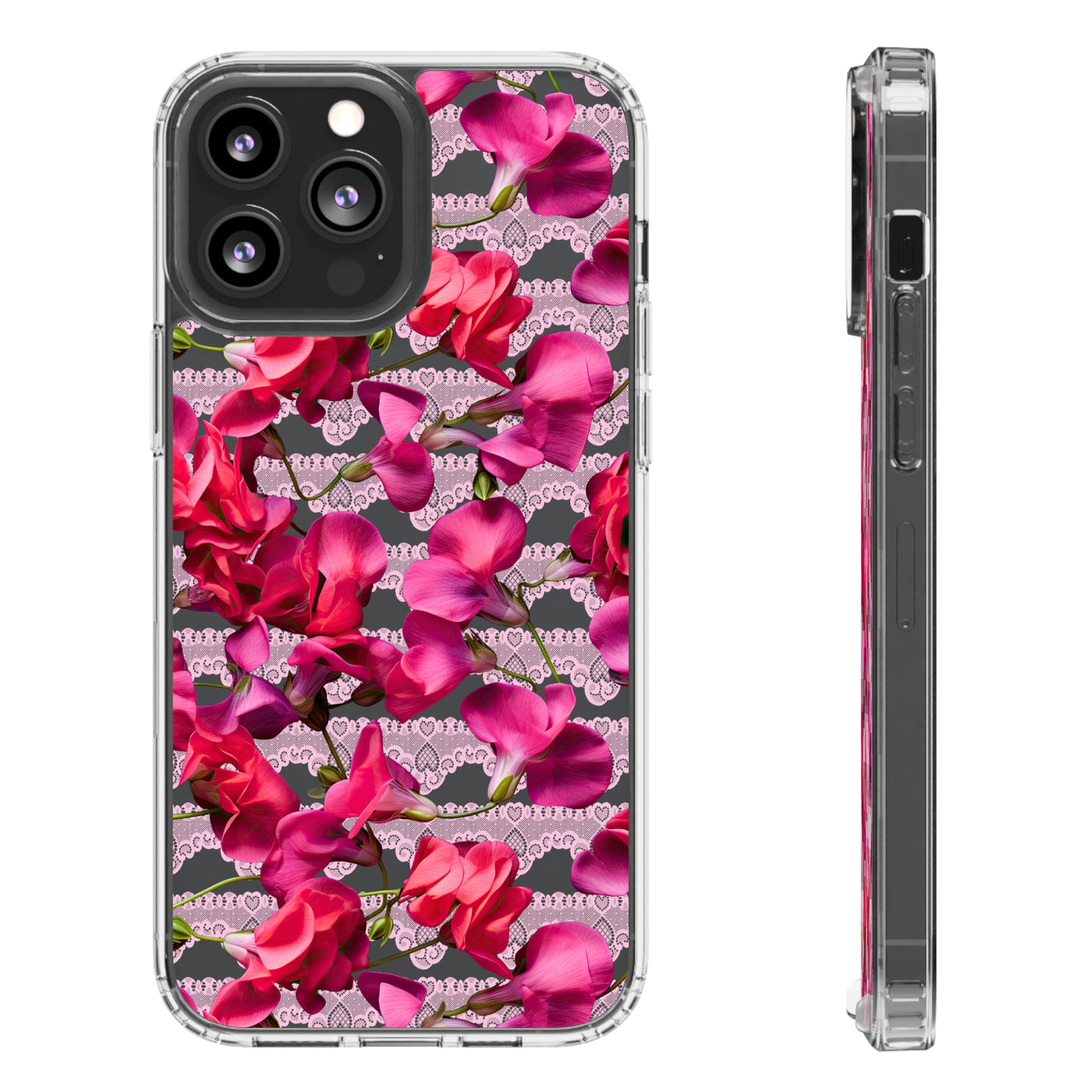 *Clear Case* The Sweetest Pea - iPhone 13, iPhone 13 Mini, iPhone 13 Pro, iPhone 13 Pro Max - Supports Wireless Charging