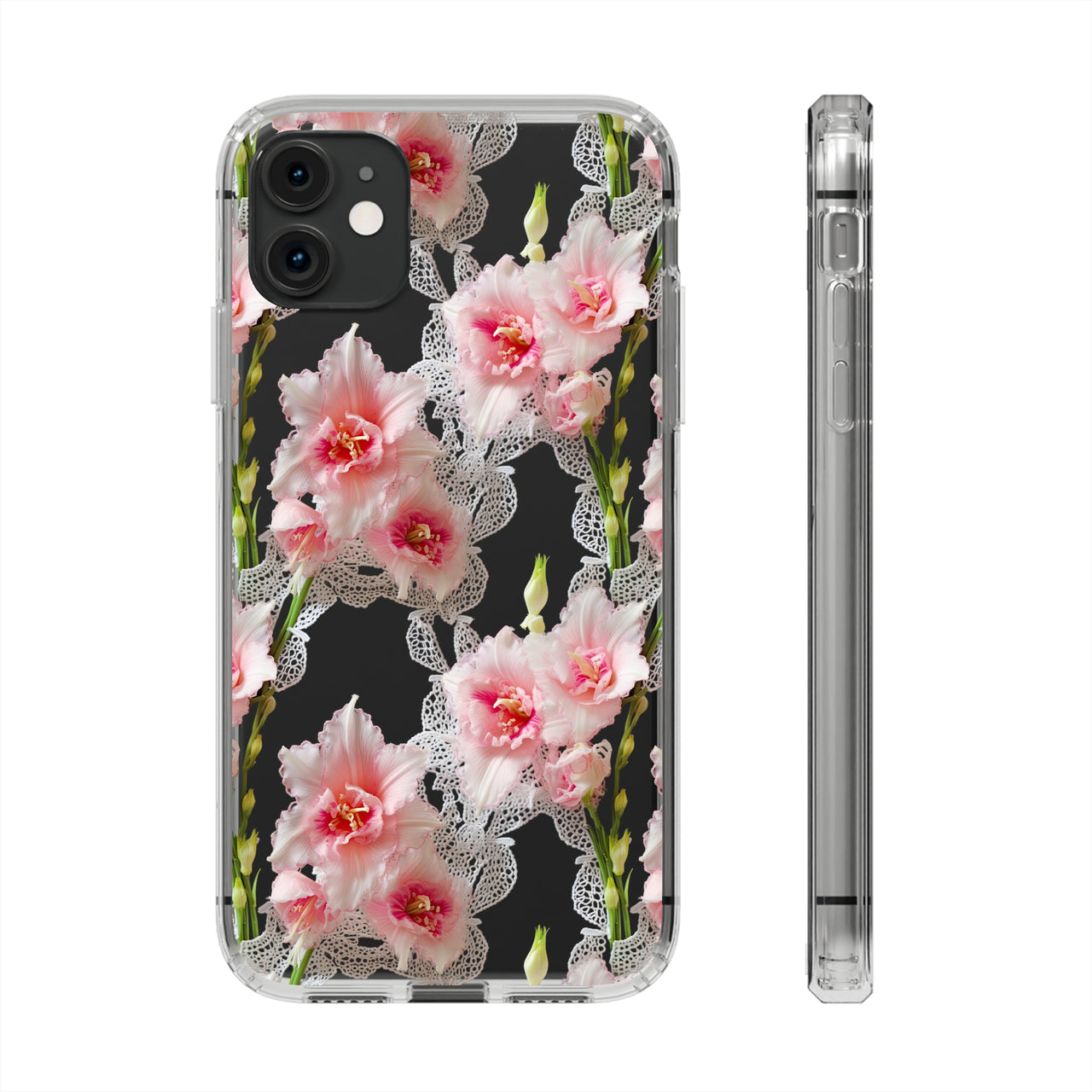 *Clear Case* Gladioli Garden - iPhone 11, iPhone 11 Pro, iPhone 11 Pro Max - Supports Wireless Charging