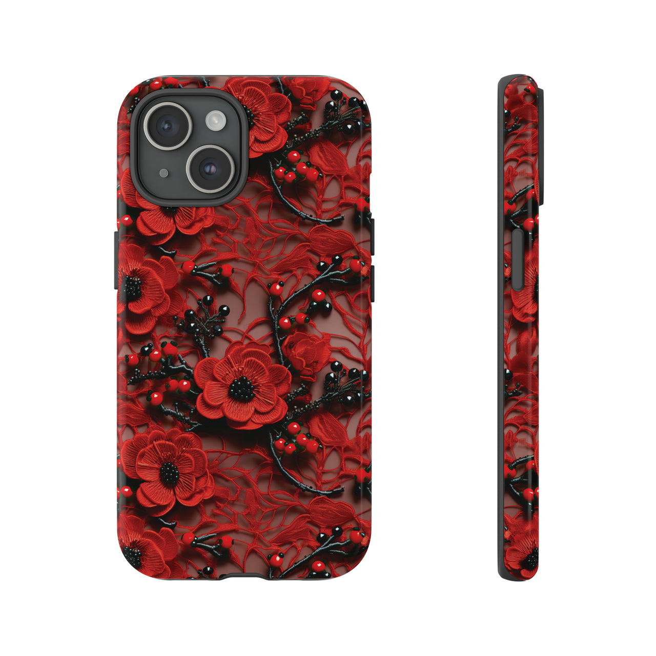 Scarlet Temptation Tough Case for iPhone 15, iPhone 15 Pro, iPhone 15 Plus, and iPhone 15 Pro Max