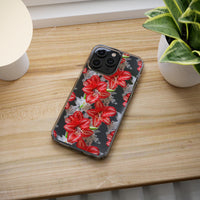 Thumbnail for *Clear Case* Enchanting Amaryllis - iPhone 14, iPhone 14 Pro, iPhone 14 Plus, iPhone 14 Pro Max - Supports Wireless Charging