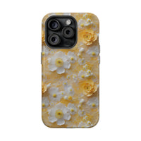 Thumbnail for Yellow Floral - MagSafe Tough Case for iPhone 15, iPhone 15 Pro, iPhone 15 Plus, & iPhone 15 Pro Max