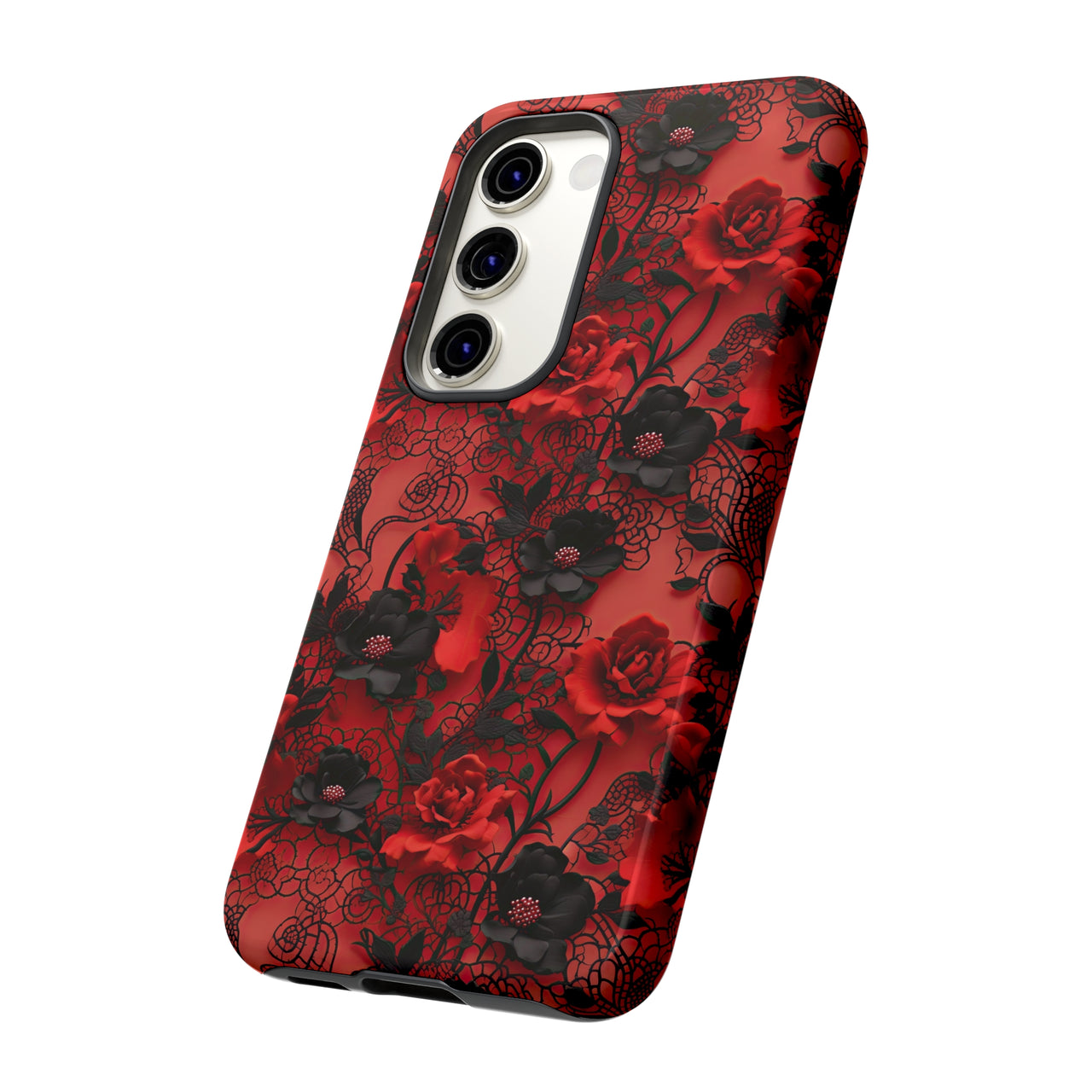 Gothic Rose Tough Cases for Samsung Galaxy S23, Samsung Galaxy S23 Plus, and Samsung Galaxy S23 Ultra