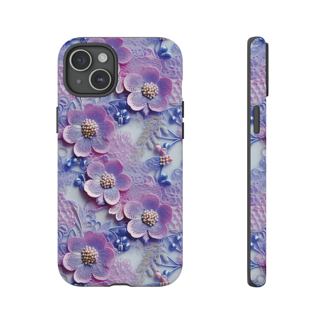 Pink and Purple Harmony - Tough Case for iPhone 15, iPhone 15 Pro, iPhone 15 Plus, and iPhone 15 Pro Max