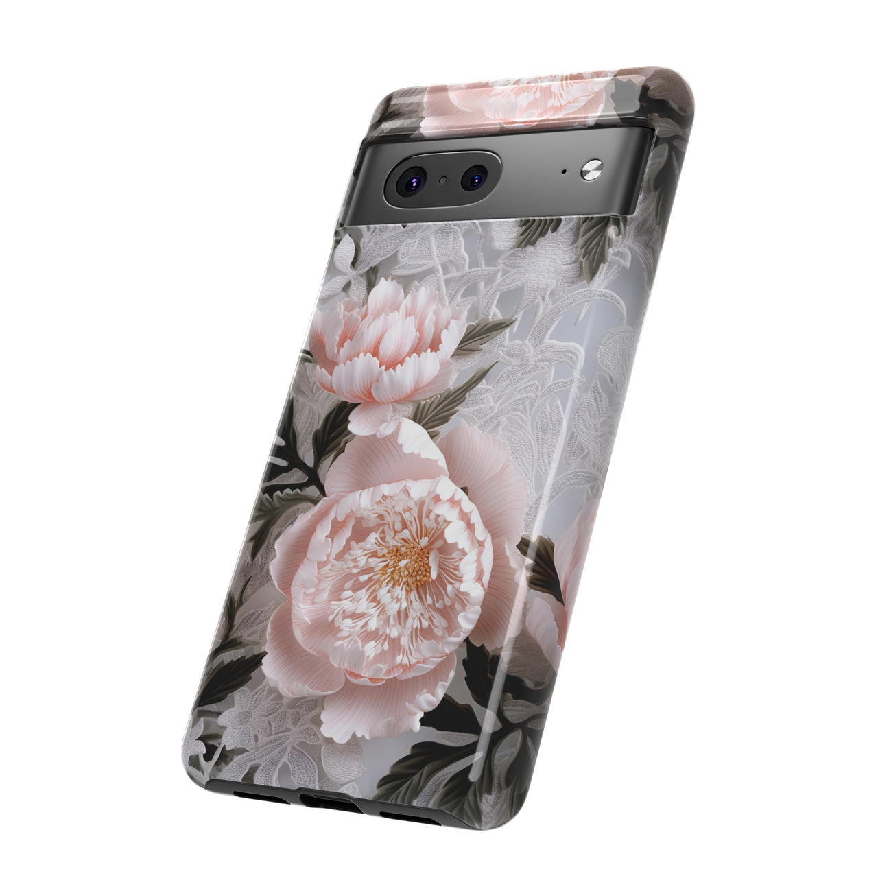 Pink Peony Tough Case for Google Pixel 7