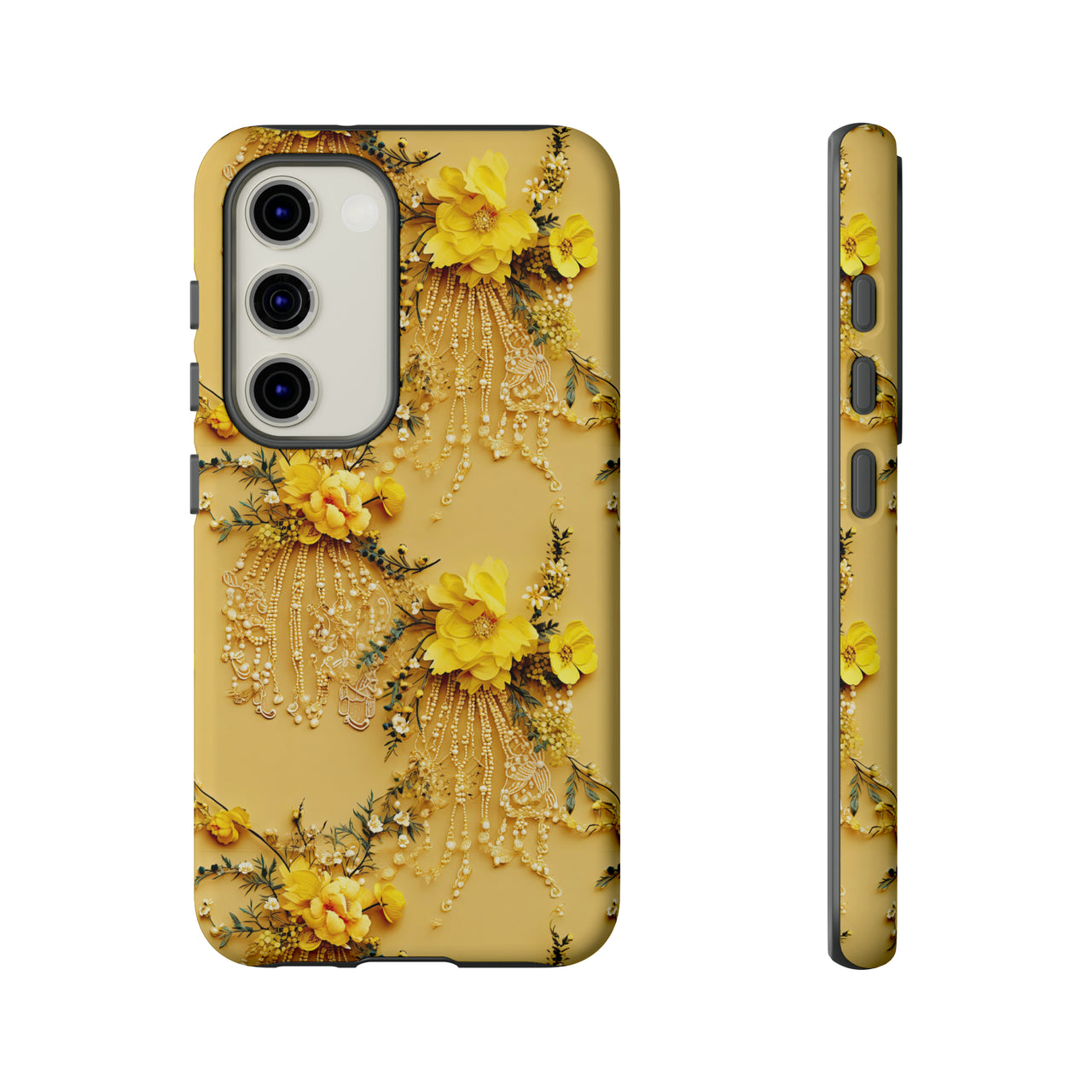 Floral Sunshine Tough Case for Samsung Galaxy S23, Samsung Galaxy S23 Plus, and Samsung Galaxy S23 Ultra