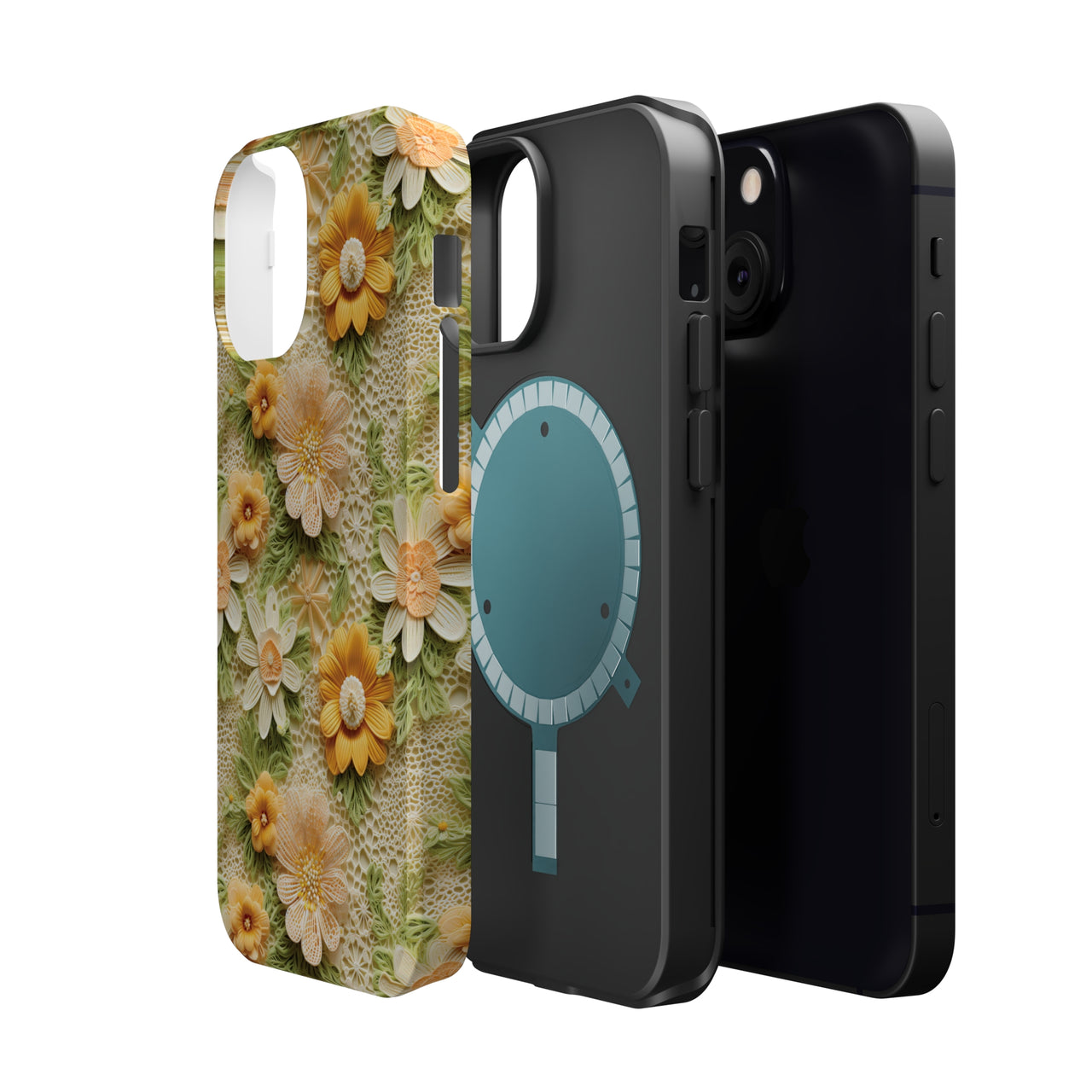 Meadow Sunshine - MagSafe Tough Cases for iPhone 13, iPhone 13 Mini, iPhone 13 Pro, and iPhone 13 Pro Max.