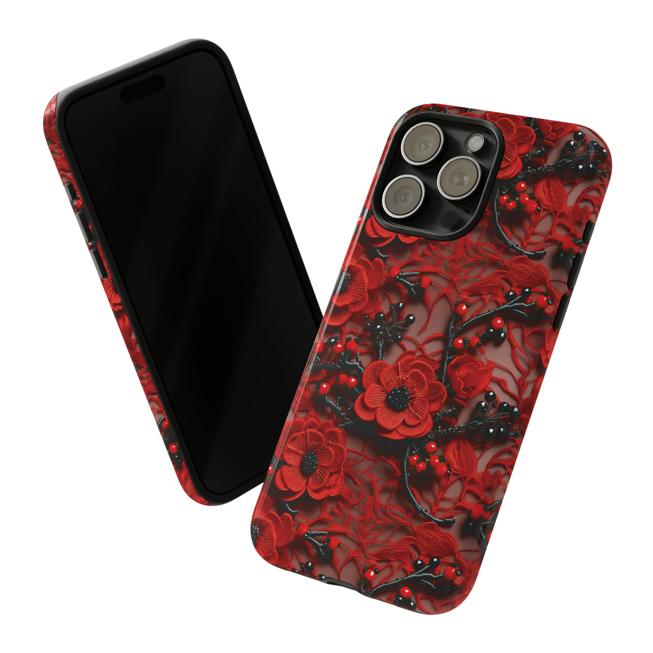 Scarlet Temptation Tough Case for iPhone 15, iPhone 15 Pro, iPhone 15 Plus, and iPhone 15 Pro Max