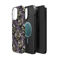 Thumbnail for White Flowers on a Purple Bed - MagSafe Tough Cases for iPhone 13, iPhone 13 Mini, iPhone 13 Pro, and iPhone 13 Pro Max.