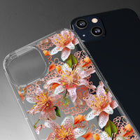 Thumbnail for *Clear Case* Pink Lily - iPhone 13, iPhone 13 Mini, iPhone 13 Pro, iPhone 13 Pro Max - Supports Wireless Charging