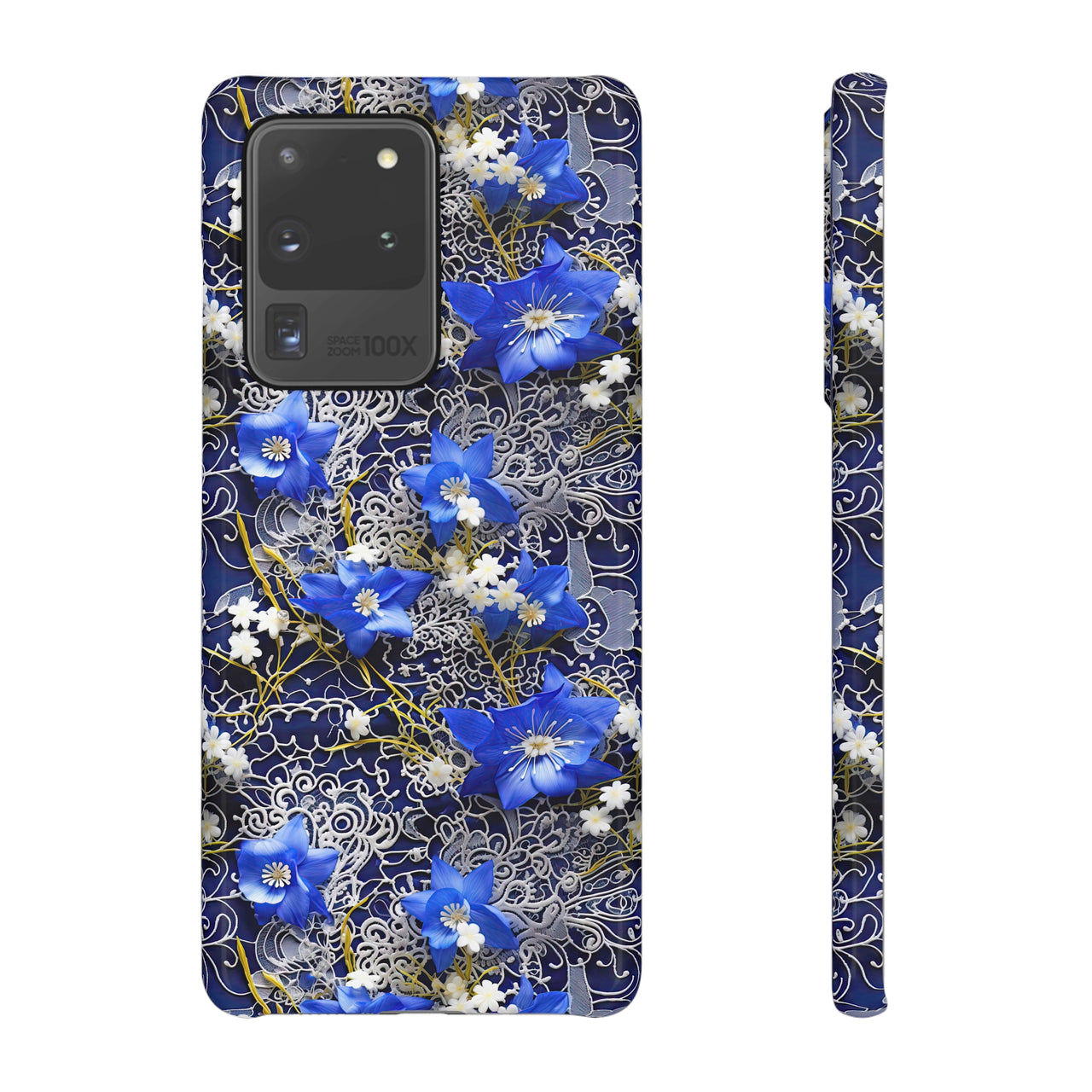 Cerulean Elegance - Snap Case for Samsung Galaxy S20, Samsung Galaxy S20+, Samsung Galaxy S20 Ultra, & Samsung Galaxy S20 FE