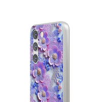 Thumbnail for Pink and Purple Harmony - Flexi Cases for Samsung Galaxy S23, Samsung Galaxy S23 Plus, and Samsung Galaxy S23 Ultra