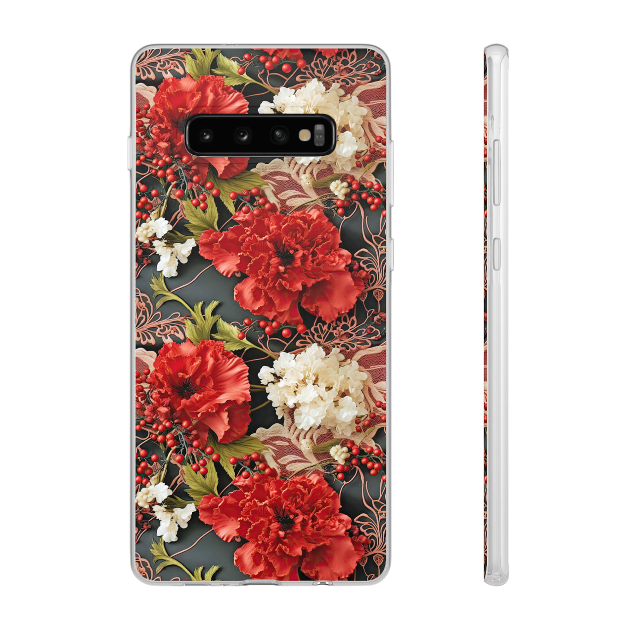 Carnation for January Birthday - Flexi Cases for Samsung Galaxy S23, Samsung Galaxy S23 Plus, and Samsung Galaxy S23 Ultra