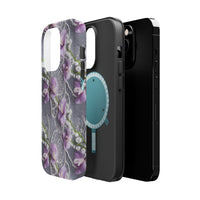 Thumbnail for Purple Sweet Pea MagSafe Tough Cases for iPhone 14, iPhone 14 Pro, iPhone 14 Plus, and iPhone 14 Pro Max