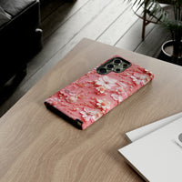 Thumbnail for Floral Champagne Toast Tough Case for Samsung Galaxy S23, Samsung Galaxy S23 Plus, and Samsung Galaxy S23 Ultra