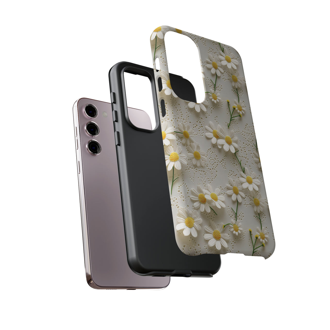 Daisy Tough Cases for Samsung Galaxy S23, Samsung Galaxy S23 Plus, and Samsung Galaxy S23 Ultra