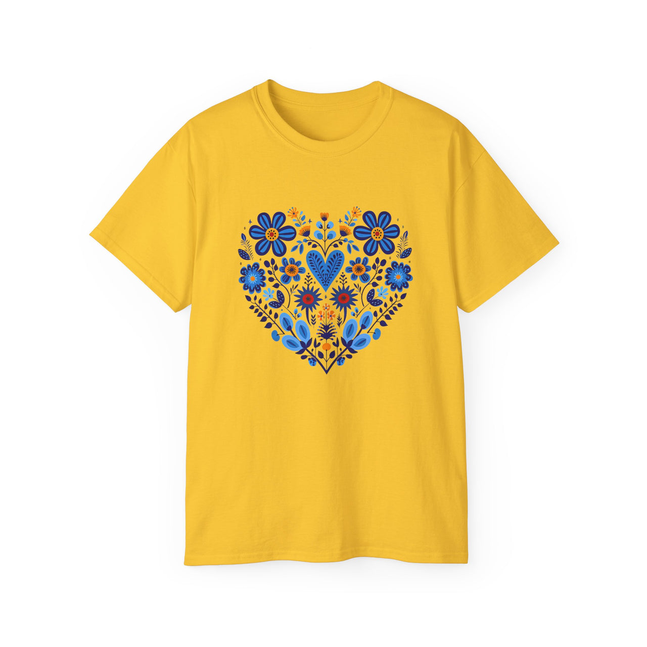 Flower Heart Unisex Ultra Cotton Tee