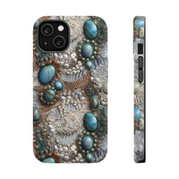 Thumbnail for Boho Agate and Lace MagSafe Tough Cases for iPhone 14, iPhone 14 Pro, iPhone 14 Plus, and iPhone 14 Pro Max