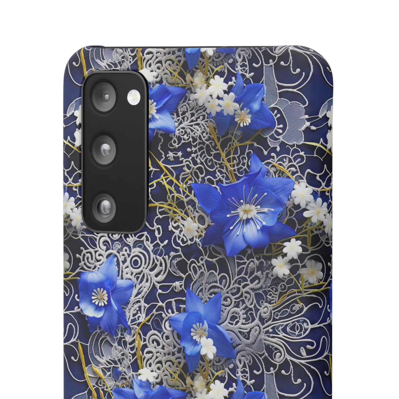 Cerulean Elegance - Snap Case for Samsung Galaxy S20, Samsung Galaxy S20+, Samsung Galaxy S20 Ultra, & Samsung Galaxy S20 FE