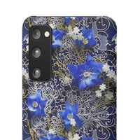 Thumbnail for Cerulean Elegance - Snap Case for Samsung Galaxy S20, Samsung Galaxy S20+, Samsung Galaxy S20 Ultra, & Samsung Galaxy S20 FE