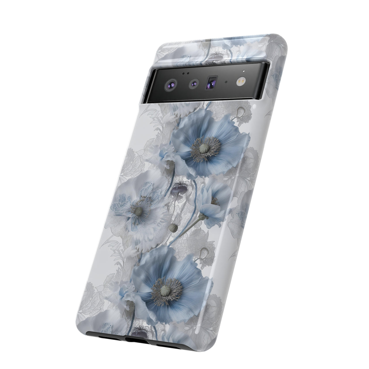 Himalayan Blue Poppy Tough Cases for Google Pixel 6 and Google Pixel 6 Pro