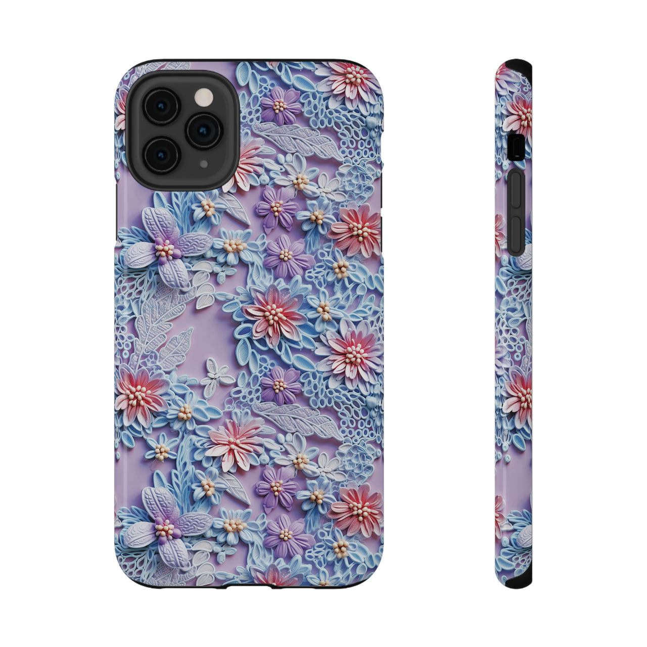 Cotton Candy Meadow - Impact-Resistant Cases for iPhone 11, iPhone 11 Pro, and iPhone 11 Pro Max. Supports Wireless Charging.