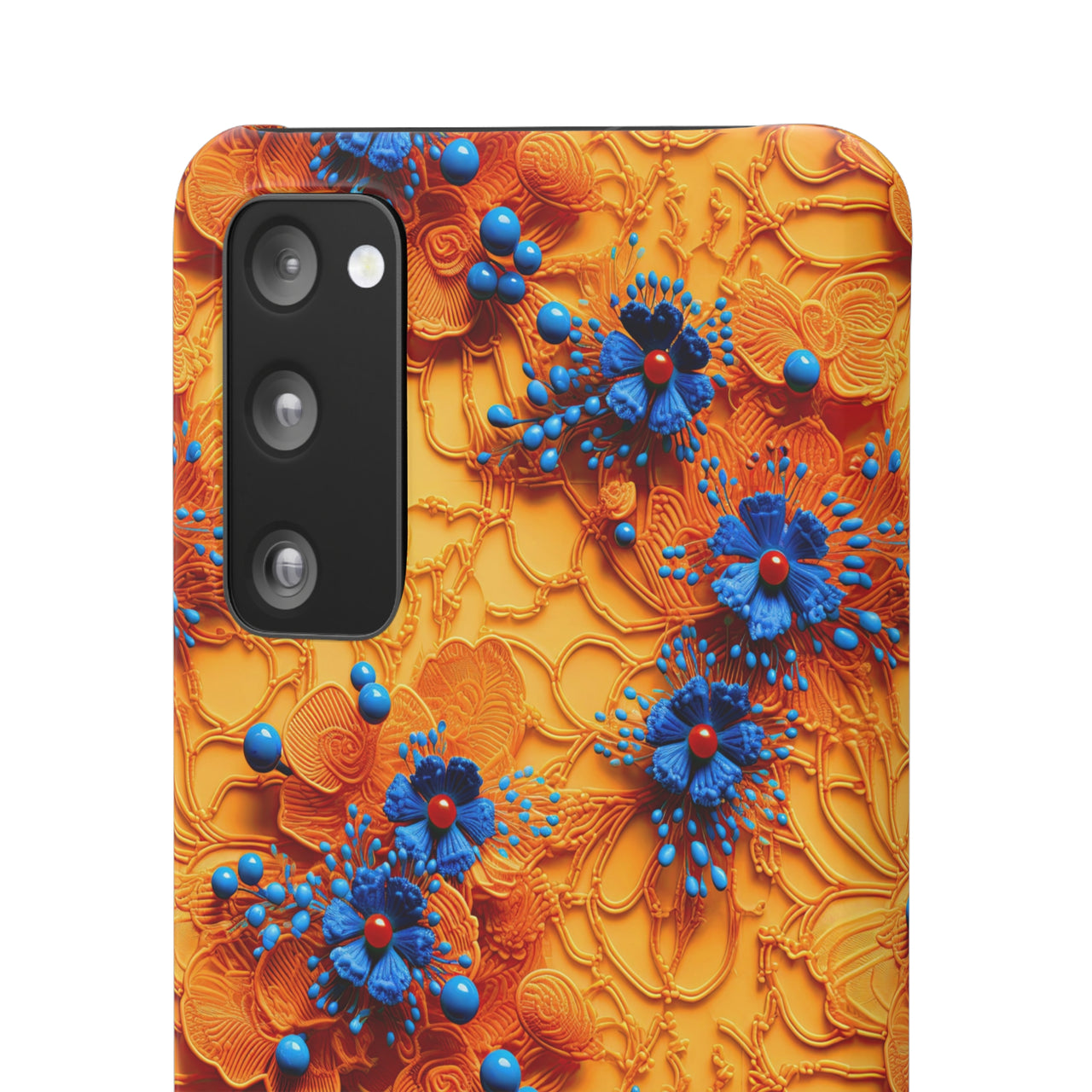 Royal Ryukyu Blossoms - Snap Case for Samsung Galaxy S20, Samsung Galaxy S20+, Samsung Galaxy S20 Ultra, & Samsung Galaxy S20 FE