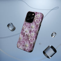 Thumbnail for Coquette Clematis MagSafe Tough Cases for iPhone 13, iPhone 13 Mini, iPhone 13 Pro, and iPhone 13 Pro Max.