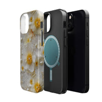 Thumbnail for White and Yellow Floral MagSafe Tough Cases for iPhone 13, iPhone 13 Mini, iPhone 13 Pro, & iPhone 13 Pro Max