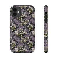 Thumbnail for White Flowers on a Purple Bed - Impact-Resistant Cases for iPhone 11, iPhone 11 Pro, and iPhone 11 Pro Max. Supports Wireless Charging.