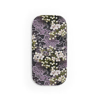 Thumbnail for White Flowers on a Purple Bed - Phone Click-On Grip