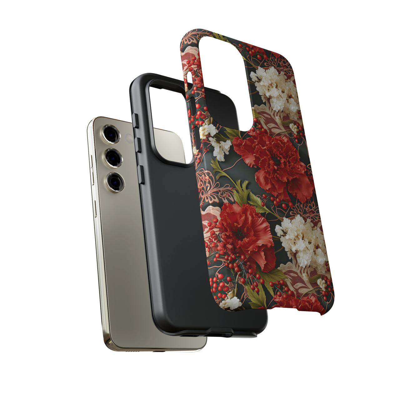 Carnation for January Birthday - Tough Case for Samsung Galaxy S23, Samsung Galaxy S23 Plus, and Samsung Galaxy S23 Ultra