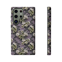 Thumbnail for White Flowers on a Purple Bed - Tough Case for Samsung Galaxy S23, Samsung Galaxy S23 Plus, and Samsung Galaxy S23 Ultra