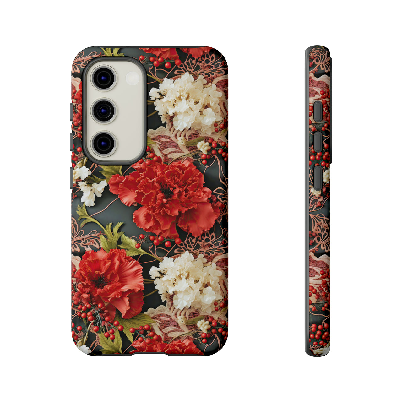 Carnation for January Birthday - Tough Case for Samsung Galaxy S23, Samsung Galaxy S23 Plus, and Samsung Galaxy S23 Ultra