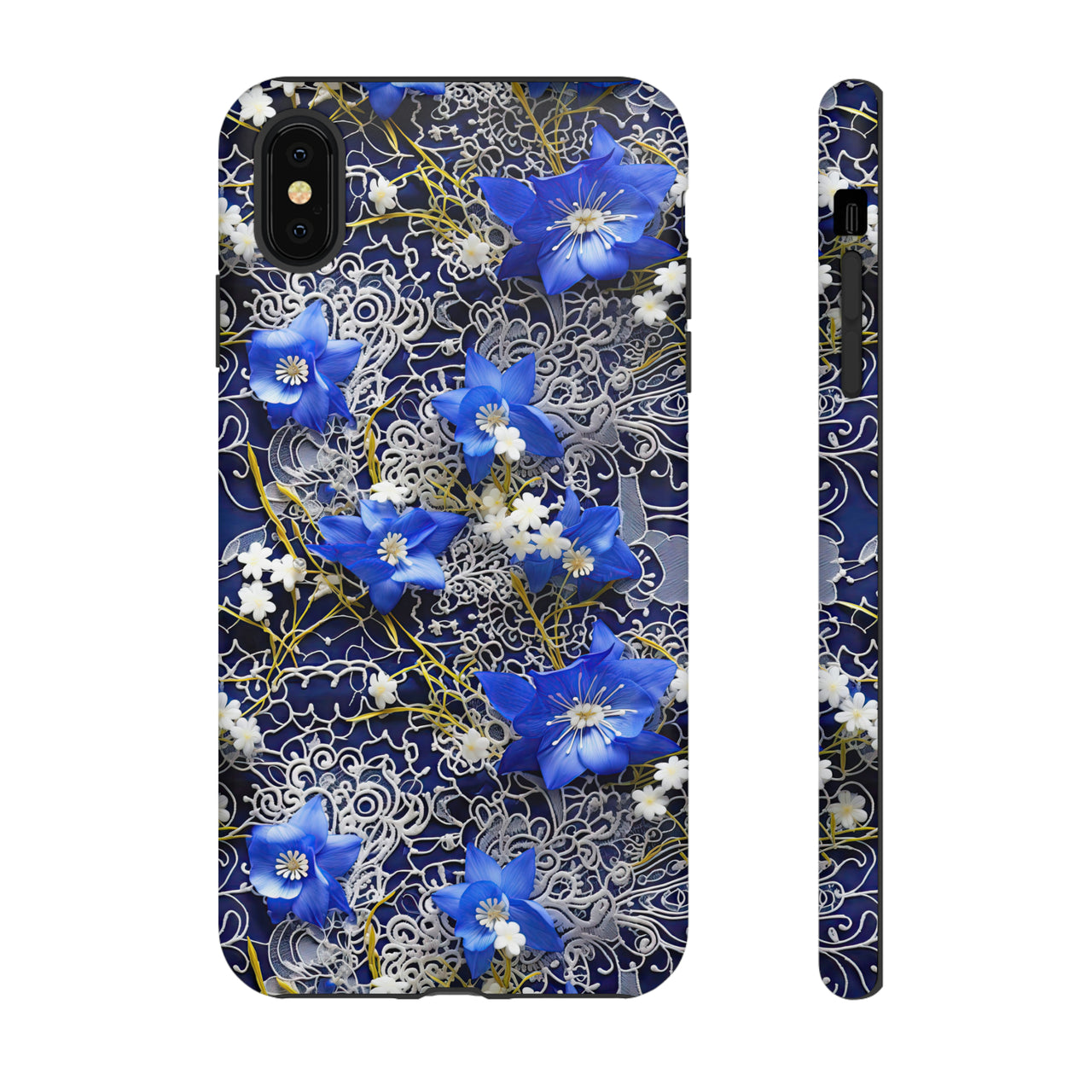 Cerulean Elegance Tough Cases for iPhone X, iPhone XR, iPhone XS, and iPhone XS MAX