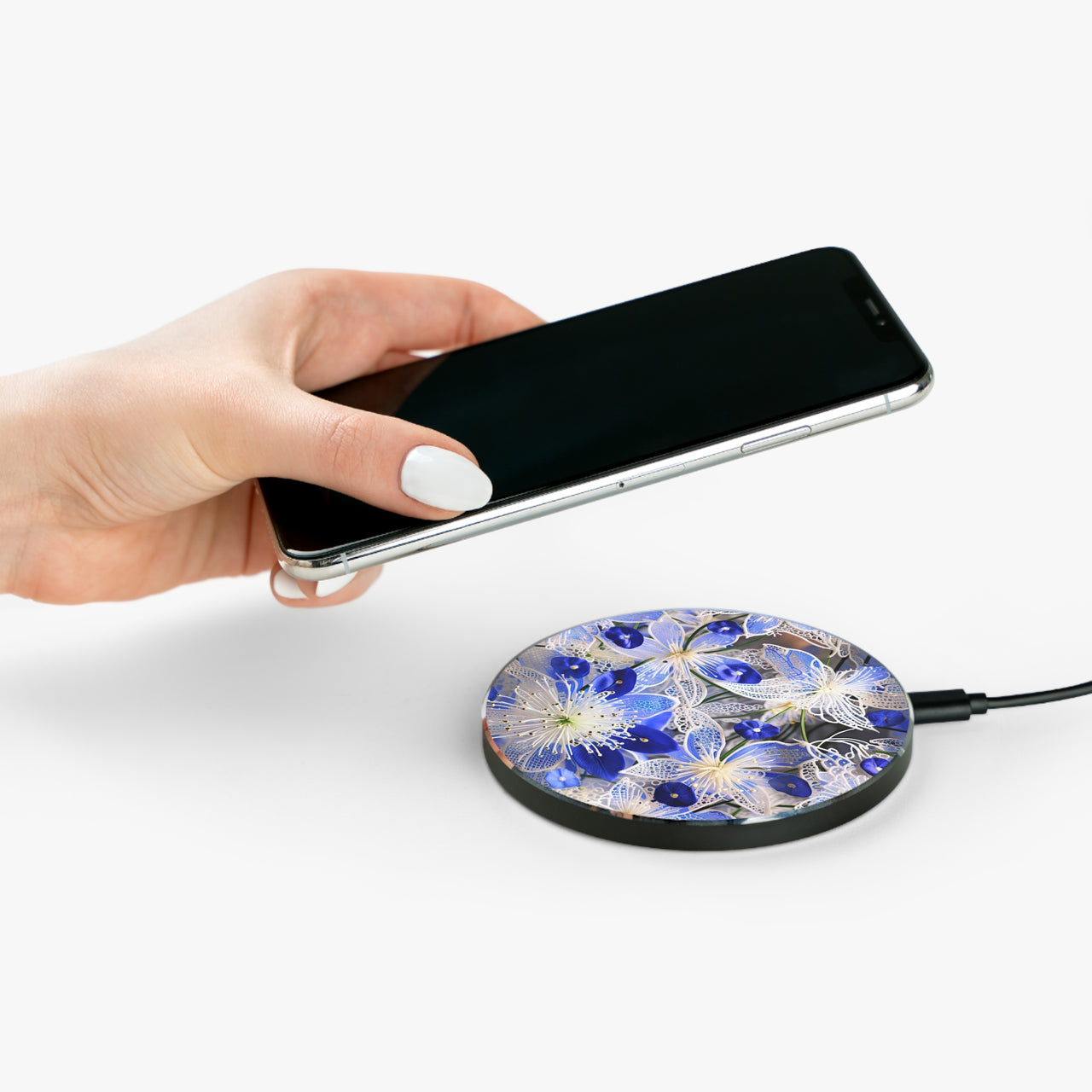 Arctic Floral Bouquet Wireless Charger for Qi Enabled Phones