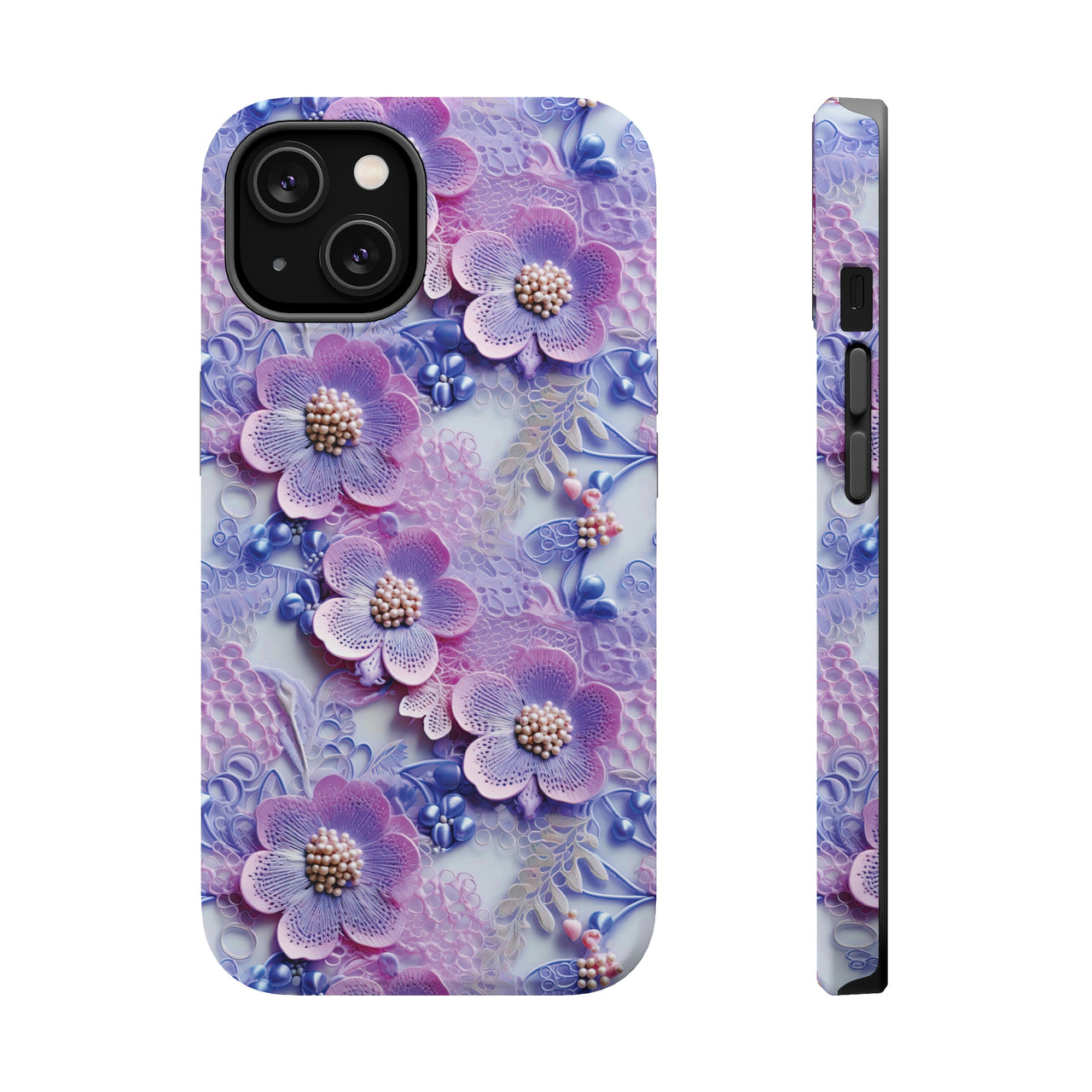 Pink and Purple Harmony - MagSafe Tough Cases for iPhone 14, iPhone 14 Pro, iPhone 14 Plus, and iPhone 14 Pro Max