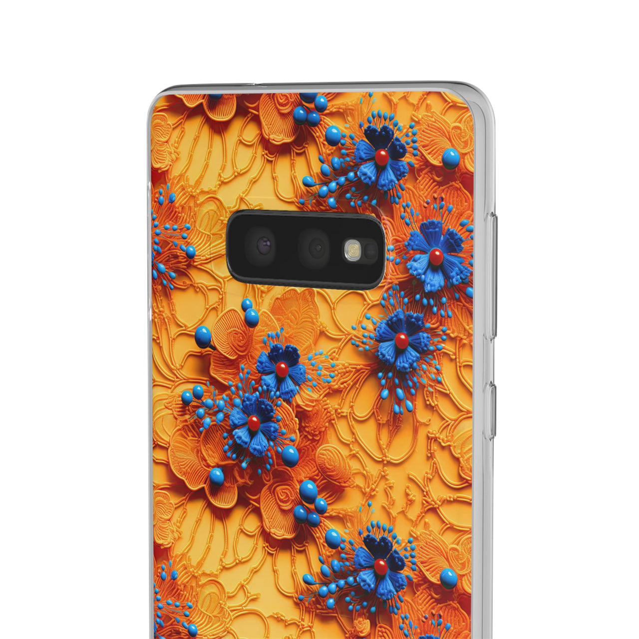 Royal Ryukyu Blossoms - Flexi Cases for Samsung Galaxy S10, Samsung Galaxy S10E, & Samsung Galaxy S10 Plus