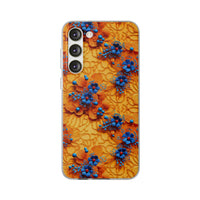 Thumbnail for Royal Ryukyu Blossoms - Flexi Cases for Samsung Galaxy S23, Samsung Galaxy S23 Plus, and Samsung Galaxy S23 Ultra