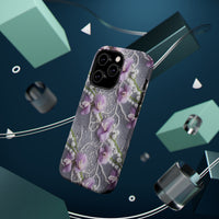 Thumbnail for Purple Sweet Pea MagSafe Tough Cases for iPhone 14, iPhone 14 Pro, iPhone 14 Plus, and iPhone 14 Pro Max