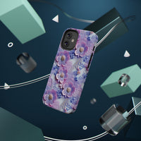 Thumbnail for Pink and Purple Harmony - Impact-Resistant Case for iPhone 12, iPhone 12 Mini, iPhone 12 Pro, and iPhone 12 Pro Max. Supports Wireless Charging.