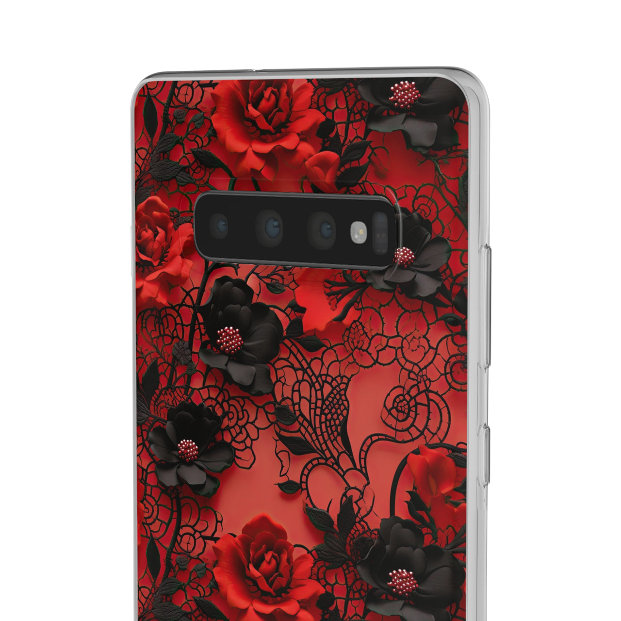 Gothic Rose - Flexi Cases for Samsung Galaxy S10, Samsung Galaxy S10E, & Samsung Galaxy S10 Plus