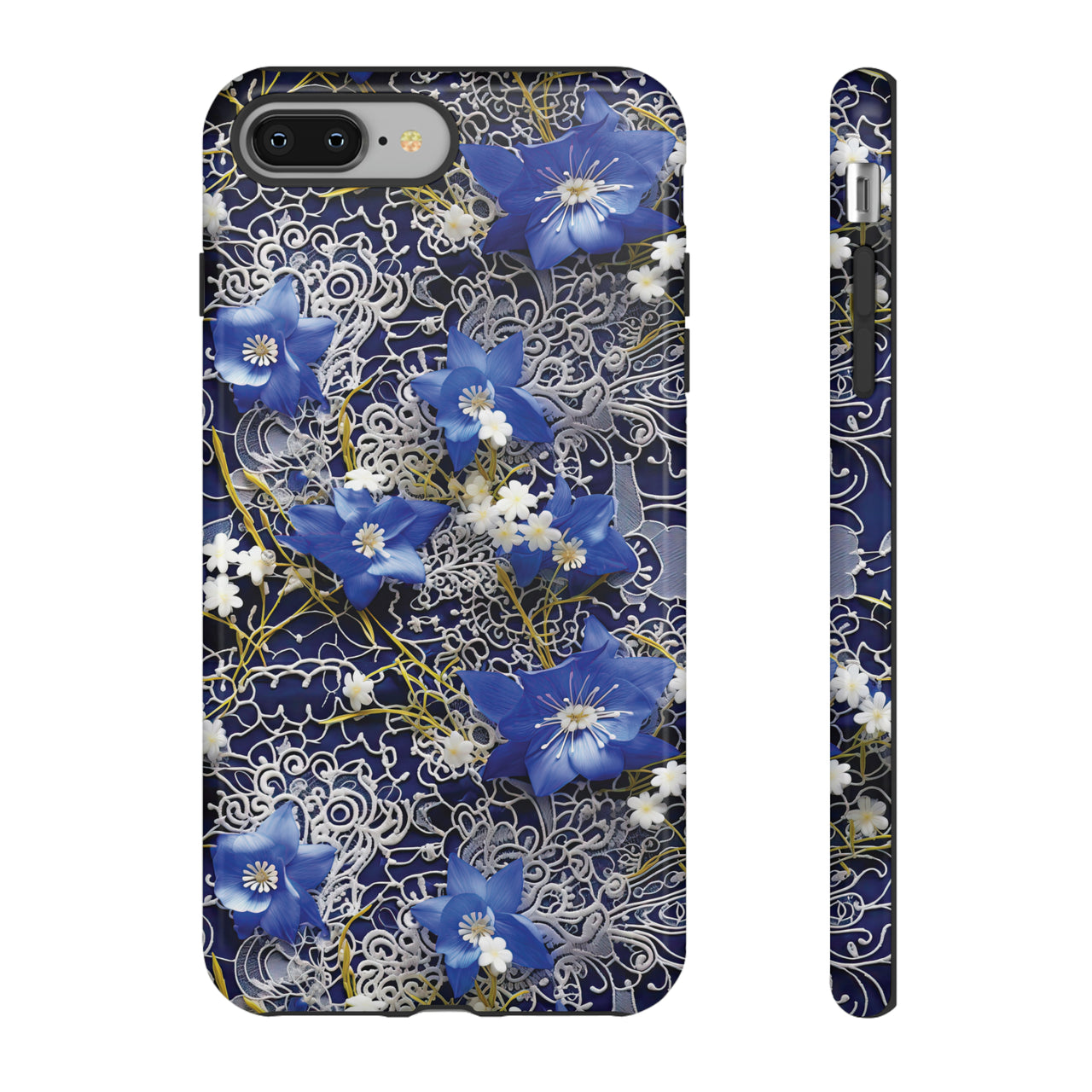 Cerulean Elegance Tough Case for iPhone 8 and iPhone 8 Plus