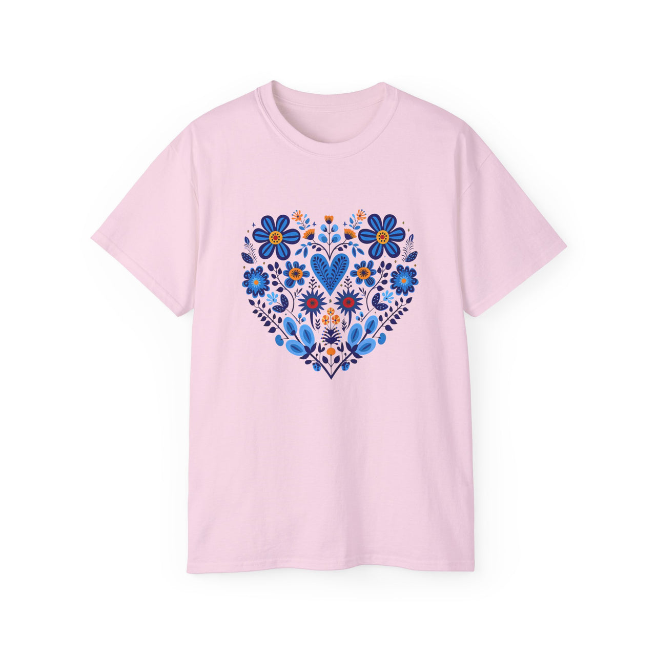 Flower Heart Unisex Ultra Cotton Tee