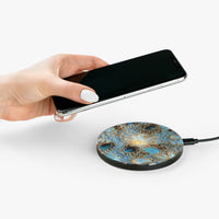 Thumbnail for Turquoise Gemstones and Opals Wireless Charger for Qi Enabled Phones