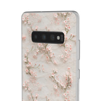 Thumbnail for White Lace and Cherry Blossoms - Flexi Cases for Samsung Galaxy S10, Samsung Galaxy S10E, & Samsung Galaxy S10 Plus