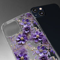 Thumbnail for *Clear Case* Violet Meadow - iPhone 13, iPhone 13 Mini, iPhone 13 Pro, iPhone 13 Pro Max - Supports Wireless Charging