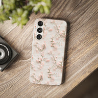 Thumbnail for White Lace and Cherry Blossoms - Flexi Cases for Samsung Galaxy S23, Samsung Galaxy S23 Plus, and Samsung Galaxy S23 Ultra