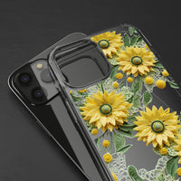 Thumbnail for *Clear Case* Whimsical Sunflowers - iPhone 12, iPhone 12 Mini, iPhone 12 Pro, iPhone 12 Pro Max - Supports Wireless Charging