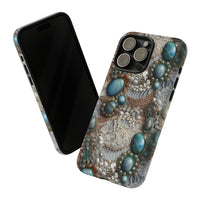 Thumbnail for Boho Agate and Lace Tough Case for iPhone 15, iPhone 15 Pro, iPhone 15 Plus, and iPhone 15 Pro Max