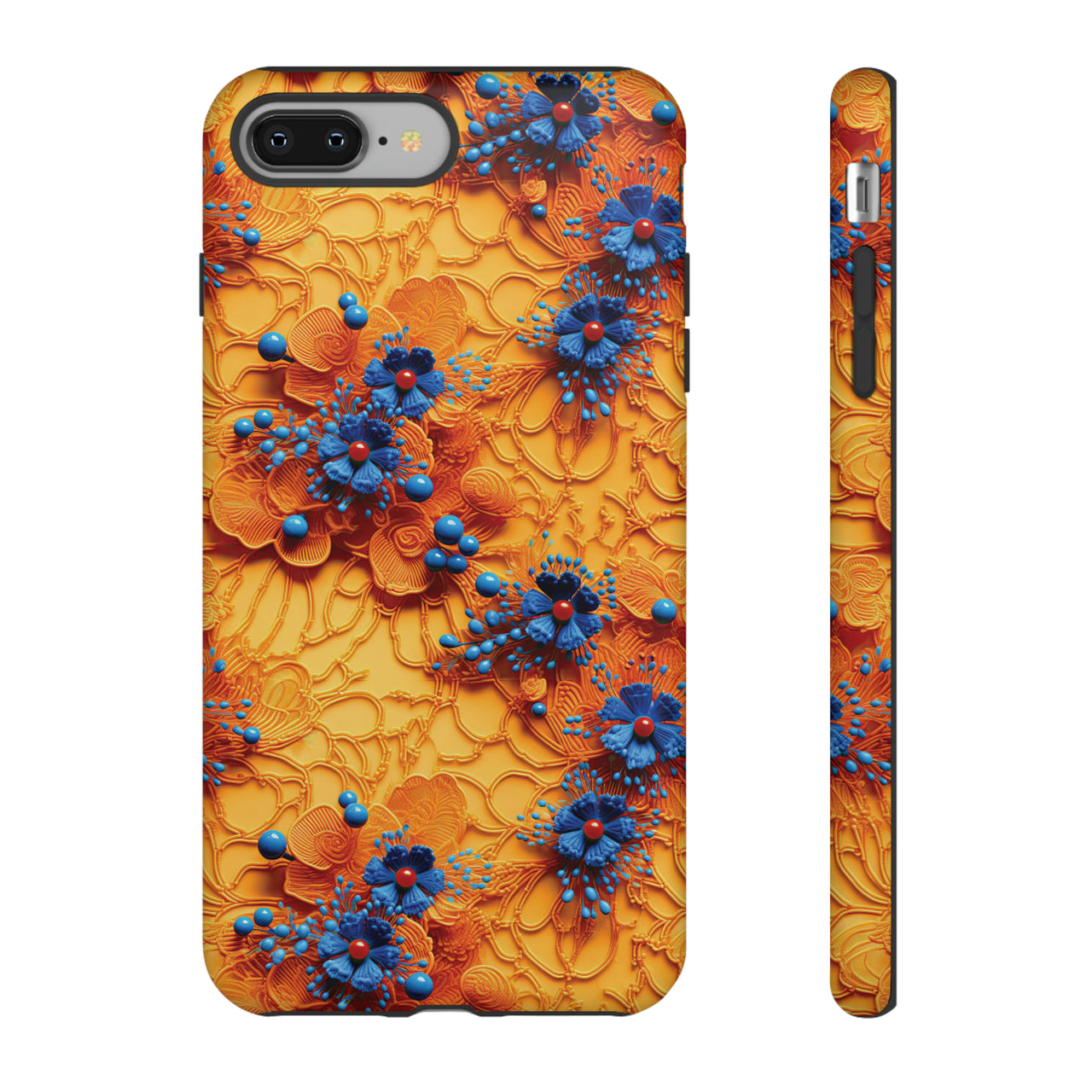 Royal Ryukyu Blossoms - Tough Case for iPhone 8 and iPhone 8 Plus